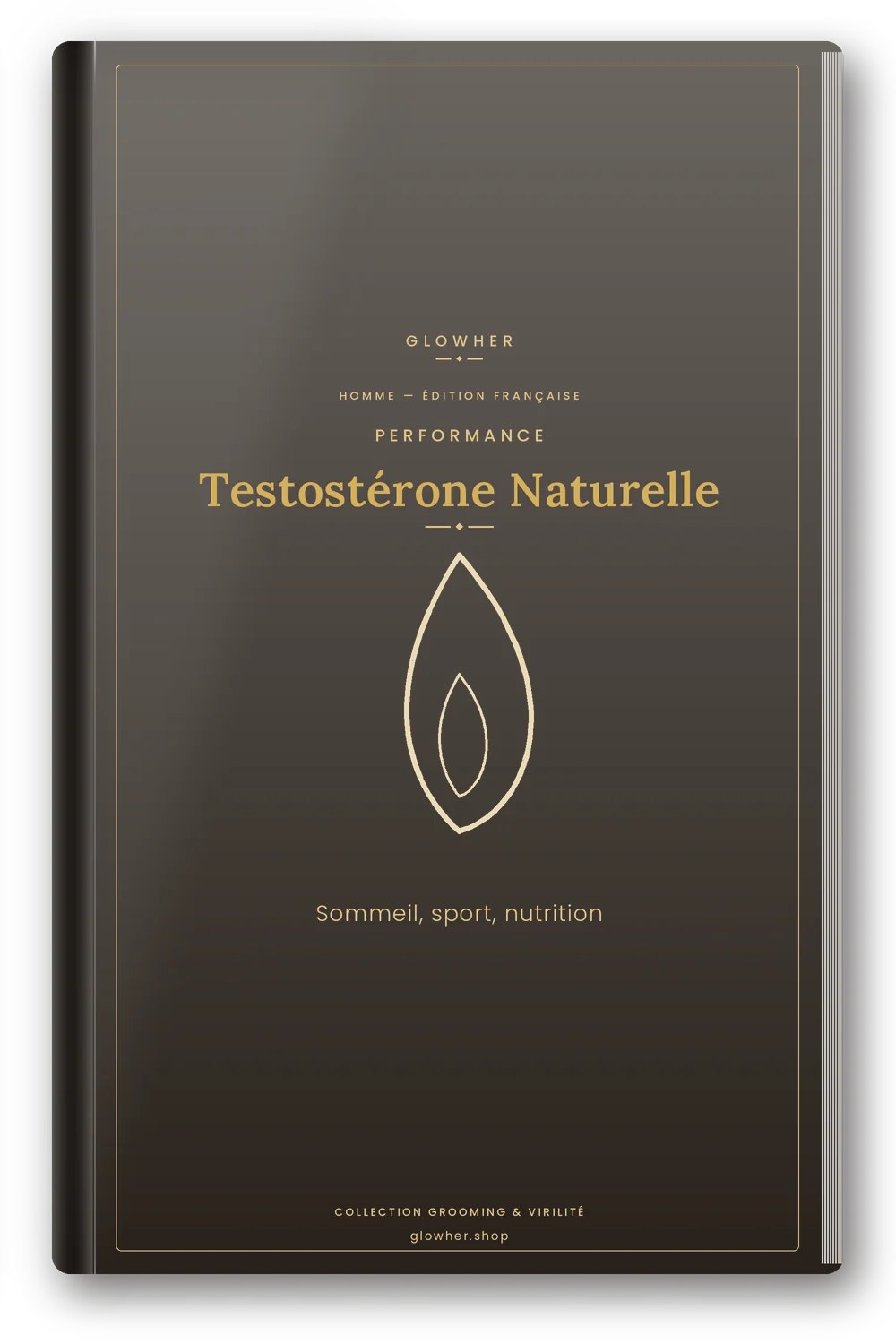 Couverture de l'ebook Testostérone Naturelle, Le Guide de la Performance - GlowHer Homme