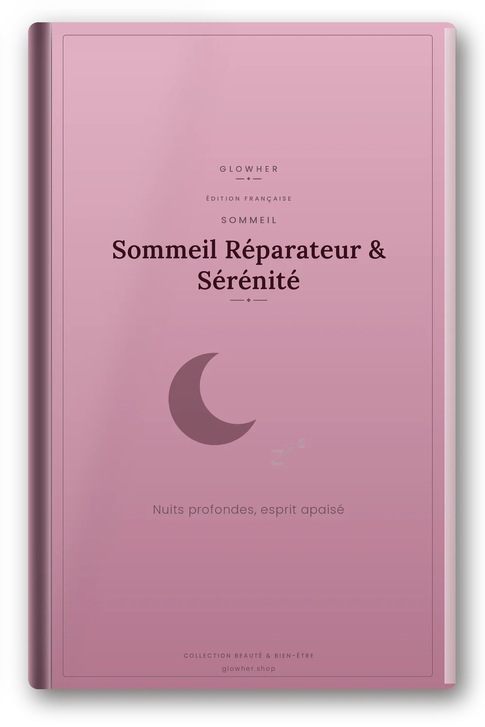 Couverture de l'ebook Sommeil Réparateur & Sérénité - GlowHer